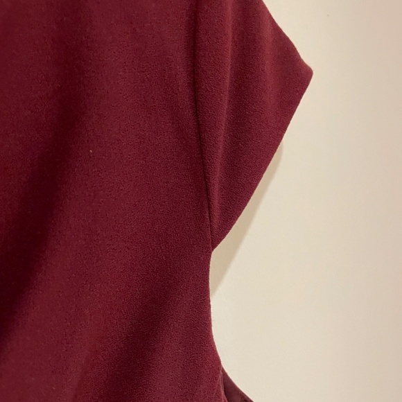 Jaques Vert Burgundy Dress - Picture 4 of 8